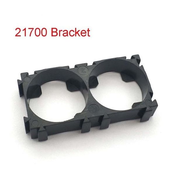 

battery storage boxes 10 pcs 21700 2x battery holder bracket cell safety anti vibration plastic brackets for 21700 batteries