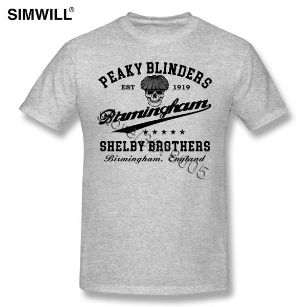 

vintage peaky blinders t shirt men short sleeves round neck cotton tees shirts shelby brothers t-shirt plus size tv fans apparel