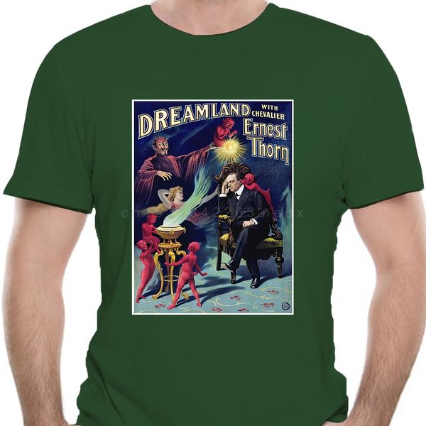

men t-shirt vintage magician poster austria ernest thorn tshirt women t shirt 6879d