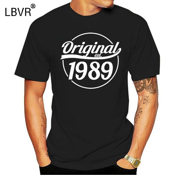 

men original 1989 t shirt character short sleeve s-3xl basic solid loose humor summer formal shirt