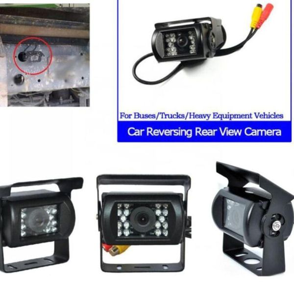 

led anti-fog infrared night vision waterproof car reversing camera hd rear view camera car parking monitoring 170 degrees
