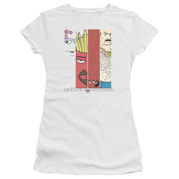 

aqua teen hunger force group tiles 3 junior t-shirt casual printing tee shirt