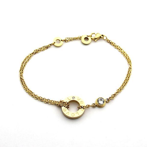 

simple rose gold bracelets fashion punk love bangles bracelets for women men couple cool jewelry, Black
