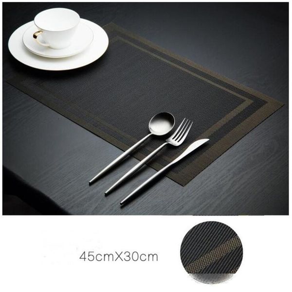 

pvc dining tables placemat heat resistant sustainable mats anti slip washable table mat restaurant kitchen pad