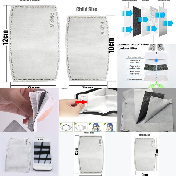 

anti pm2.5 carbon filter paper dhl for child kids insert protective filter for diy f w1uc