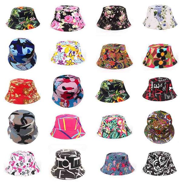 

harajuku bucket hat fishing outdoor panama hip hop cap women summer flat fisherman hats summer sunscreen caps