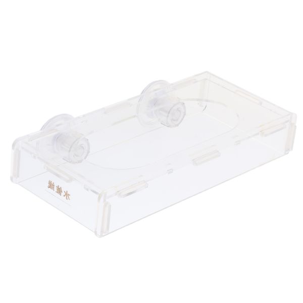 

acrylic feeding station floating food tary feeder convenient for aquarium fish tank