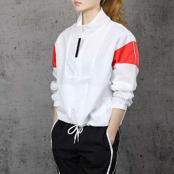 

half zipper pullover jacket men new 2020 autumn hip hop hooded jacket front pocket casual windbreaker hoodie streetwear harajuku, Black;brown