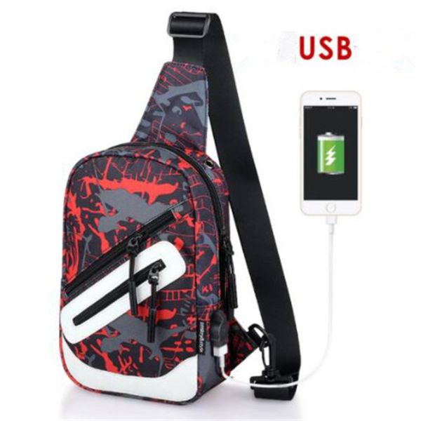 

Explosion Models Mens Fashion Waist Bags Diagonal Bag Cross Body Casual Sports Oxford Chest Bag Fanny Packs Korean Students Messenger Bag