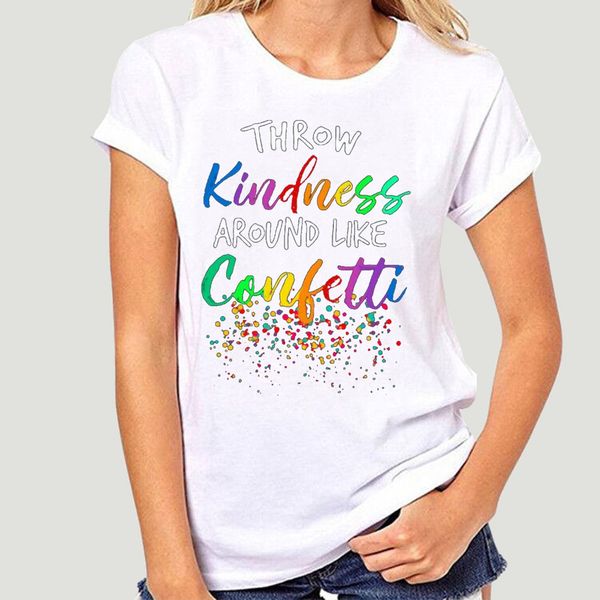 

teacher throw kindness around like confetti men t shirt cotton s 6xl black-0924a