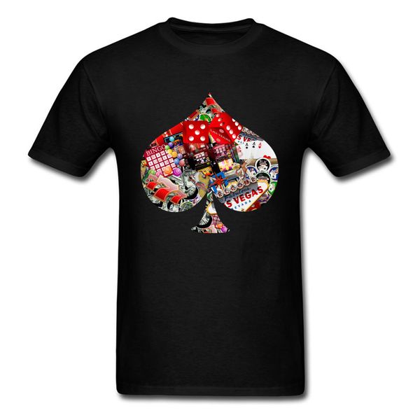 

spade playing card shape image t-shirt funny crewneck men t shirt 3d printed tee-shirts summer fashion apparel clothes