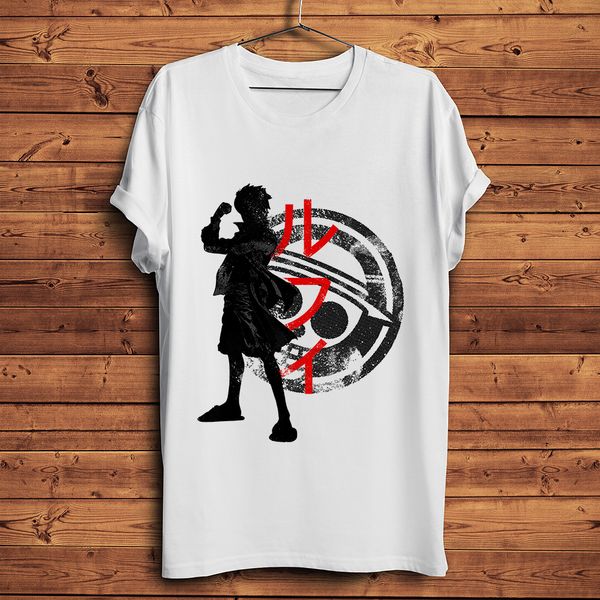 

pirate king luffy funny anime t shirt men white short sleeve homme casual tshirt anime one piece streetwear tee