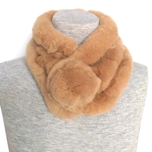 

warm winter women faux fur collar fluffy wrap scarfs shawl scarf, Blue;gray