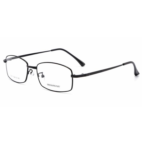 

ultra-light titanium alloy thick gold electroplated glasses frame men's metal spectacle frame prescription customization, Black