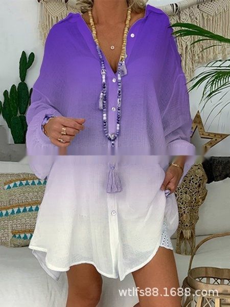 

шифон мода градиент печать рыхлого большого размера солнце доказательства шифоновой мода градиента печать рыхлого большой размер солнце дока, Black;gray