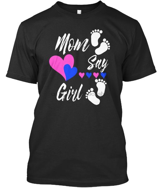 

men t shirt gender reveal mom says girl team pink ba women tshirt
