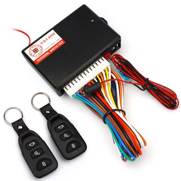

2020 universal multifunctional 12v remote control central locking system car keyless entry system for car +2* remote controller