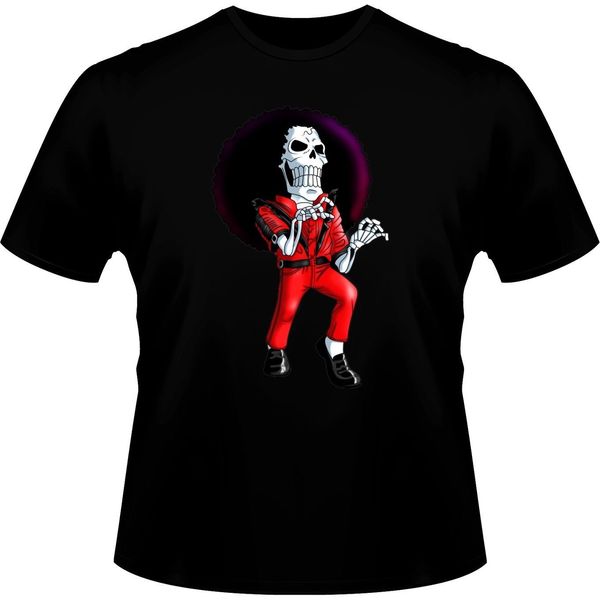 

2019 summer brand men's homme brand clothing camiseta manga - parodia de brook de one piece hip hop tshirts