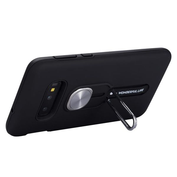 

dual layer shockproof case for samsung s10e silicone armor bumper rugged cover magnetic car holder case with kickstand