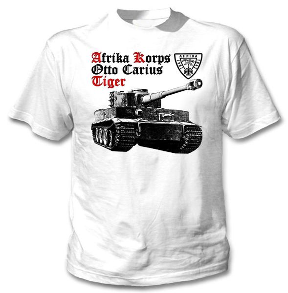 

afrika korps otto carius tiger new ew men t shirt 2019 summer fashion o neck hip hop short sleeve t-shirt printed t shirts