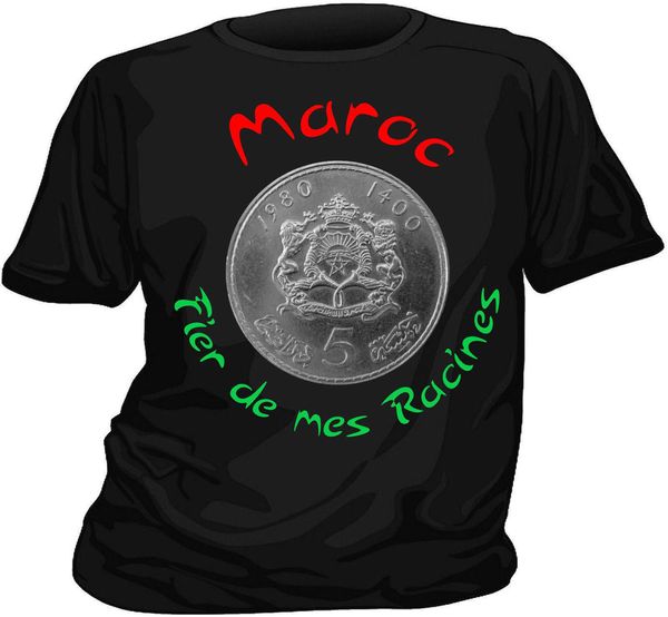 

2019 мода solid color мужчины tshirt tee-рубашка maroc марокко marocain гордый my roots casual tee