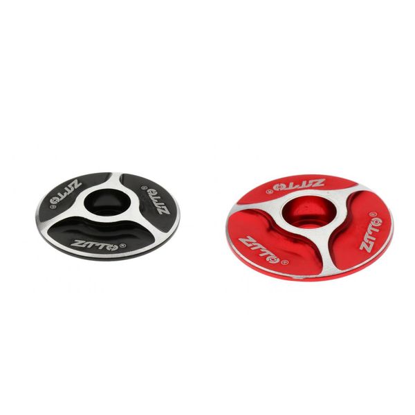 

2 pieces road mtb bike headset cap cover aluminum threadless stem accessories