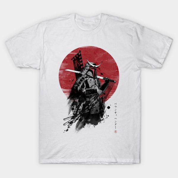 

mandalorian samurai t shirt men's cool short-sleeve t-shirt