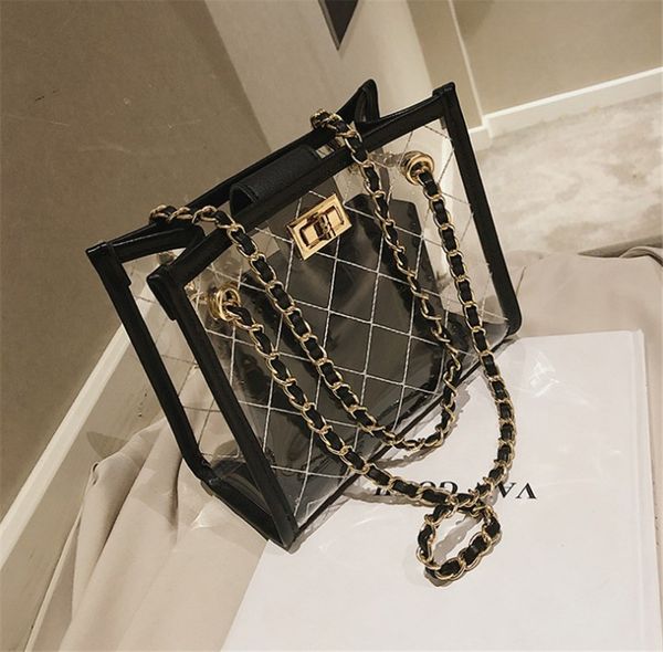 

handbag shoulder bag casual tote transparent shopping bag ph-gysbags20051837