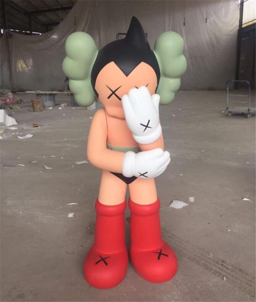 

130cm 40kg astroboy statue originalfake kaws cosplay high pvc action figure model room decorations kids gift