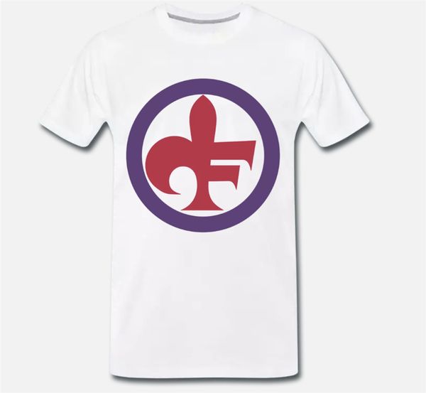 

футболка maglia мем фиорентина forza viola firenze логотип анни 80 calcio урожай 1 мода классический майка