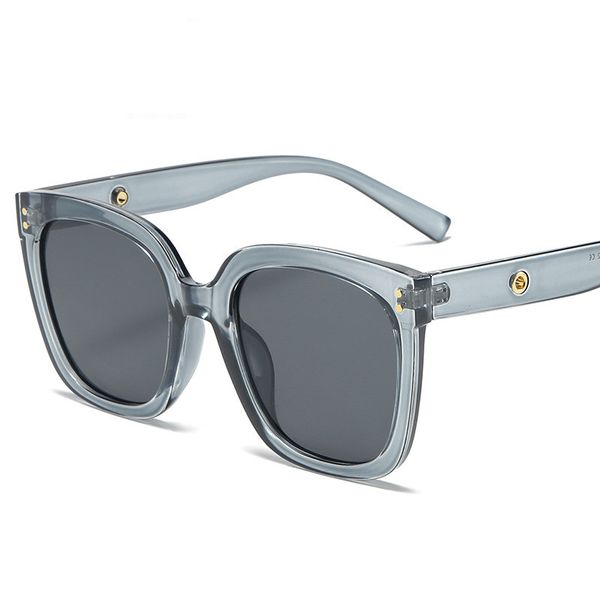 

square sunglasses for men and women simple style rhinestones decor summer shades, White;black