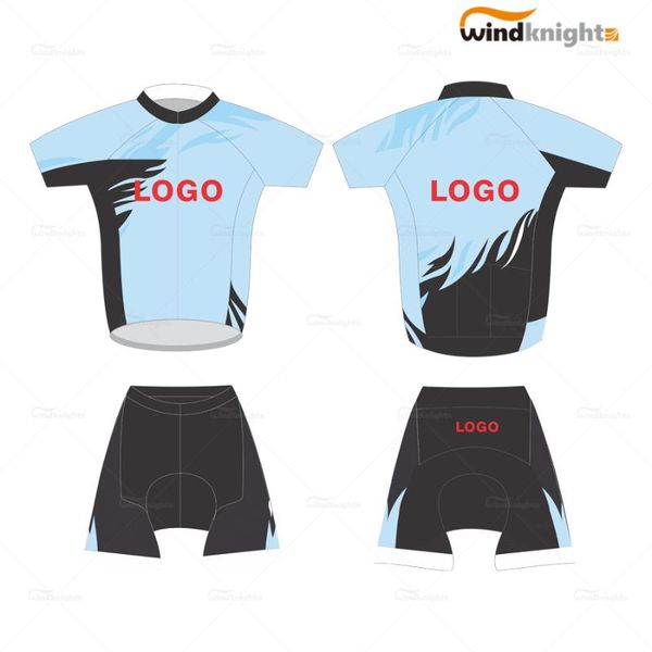 

pro team custom men cycling clothing short sleeve set road bike clothes summer mtb triathlon skinsuit breathable quick-dry, Black;blue