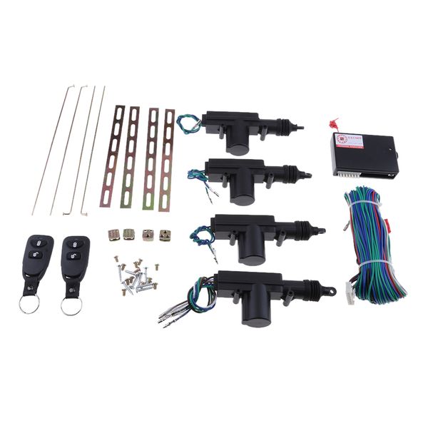 

4 door power central lock kit w/2 keyless entry car remote control conversion
