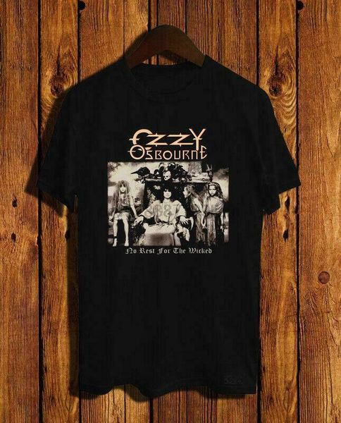 

ozzy osbourne no rest for the wicked tee size s m l xl 2xl 3xl t-shirt