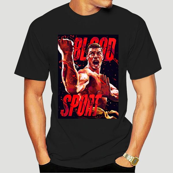

bloodsport movie poster ver. 3 jean-claude van damme t-shirt (black navy) s-5xl-1289d