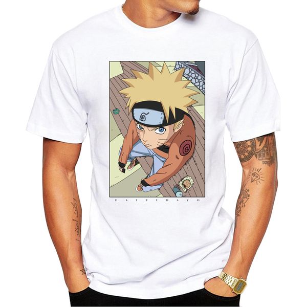 

teehub new fashion anime men t-shirt hipster da-tte-ba-yo printed tshirts funny tee short sleeve o-neck cool