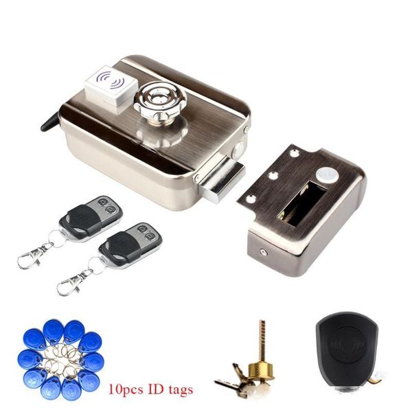 

waterproof wireless remote control electric motor lock 125khz id em lock with key for outdoor used
