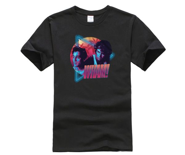 

fashion printed men's t-shirt short sleeve official mens wham new miami vice 100 black cotton fashion t shirt 100% cotton