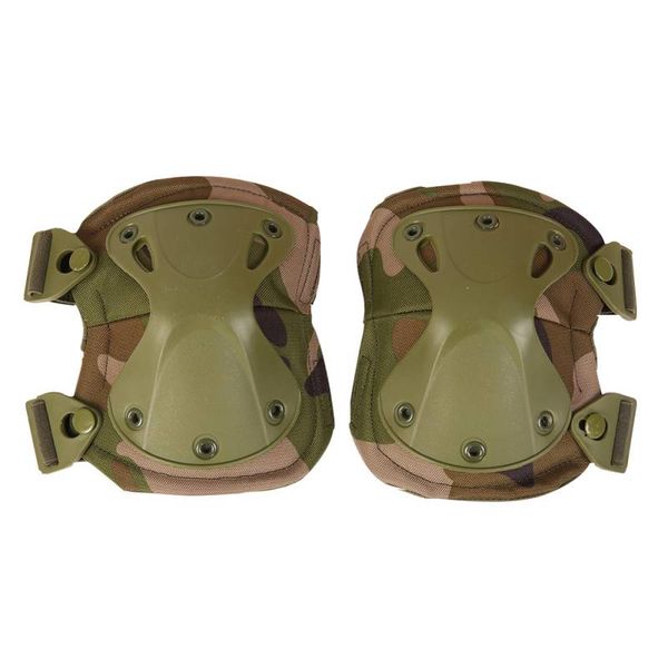 

elbow & knee pads army tactical protection combat adjustable protective support for cs outdoor set, Black;gray