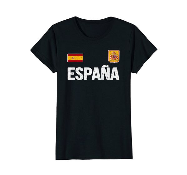 

2019 new summer cool tee shirt spain t-shirt spanish soccers jersey style espana funny t-shirt