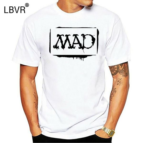 

mad magazine stencil logo licensed t-shirt all sizes