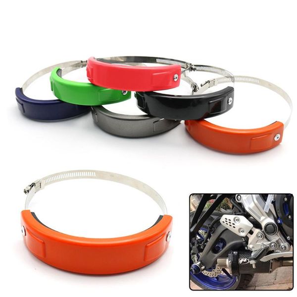 

motorcycle exhaust protector 100mm-160mm oval can cover round exhaust guard cover motorcycle accessories universal