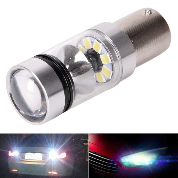 

1pc 100w 1156 s25 p21w ba15s aluminum led backup light car reverse bulb lamp hot