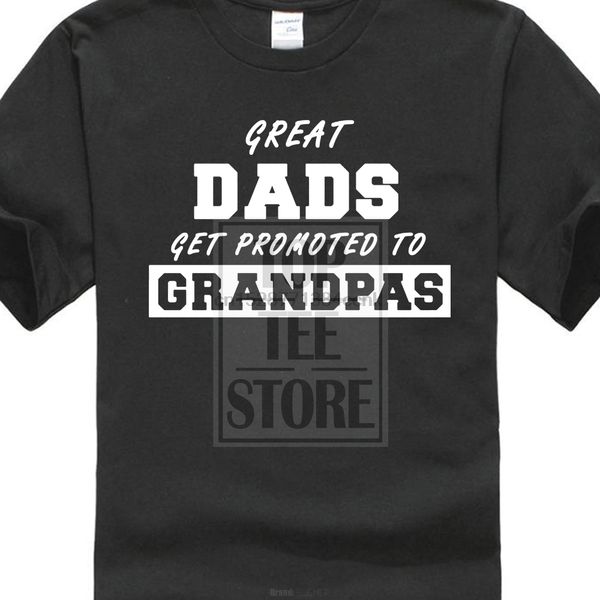 

fashion design shirts t shirts for man great dads get promoted to grandpas - gift idea funny t shirt new granddad