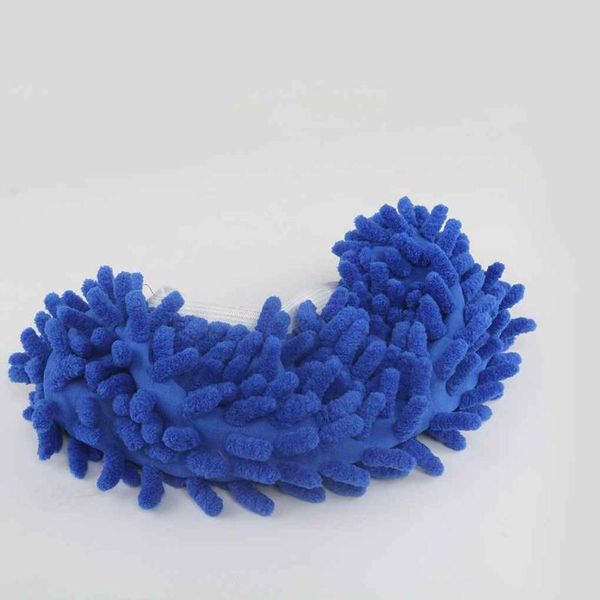 

washable chenille fibre house floor cleaning dust mop slippers foot socks mop shoes comfortable practical durable cleaning tool