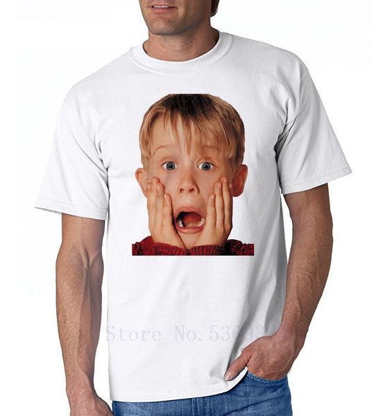 

alone tshirt macauly culkin from home alone t-shirts beach print tee shirt 100 percent cotton awesome mens t shirt short-sleeve