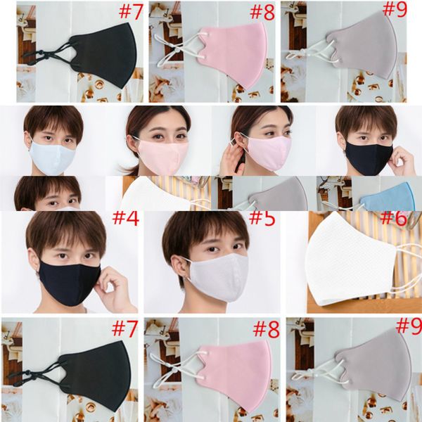 

adults fashion ice silk face mask summer protective sun anti dust ultraviolet-proof masks bp5u