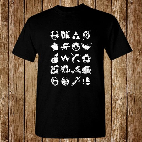 

super smash bros brawl игры логотип новая футболка размер s-5xl (1