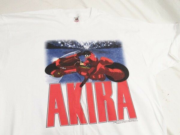 

vintage 1988 akira tee shirt, excellent, xxl, 2 sided, kodansha fashion victim