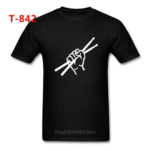

2020 summer style drum drummer t shirts short sleeve drumming funny birthday gifts t-shirt for men cotton